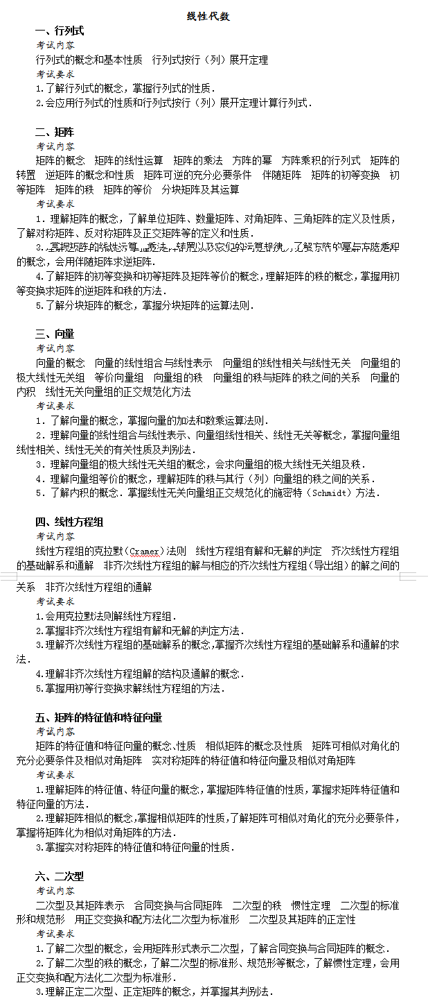 考研数学三